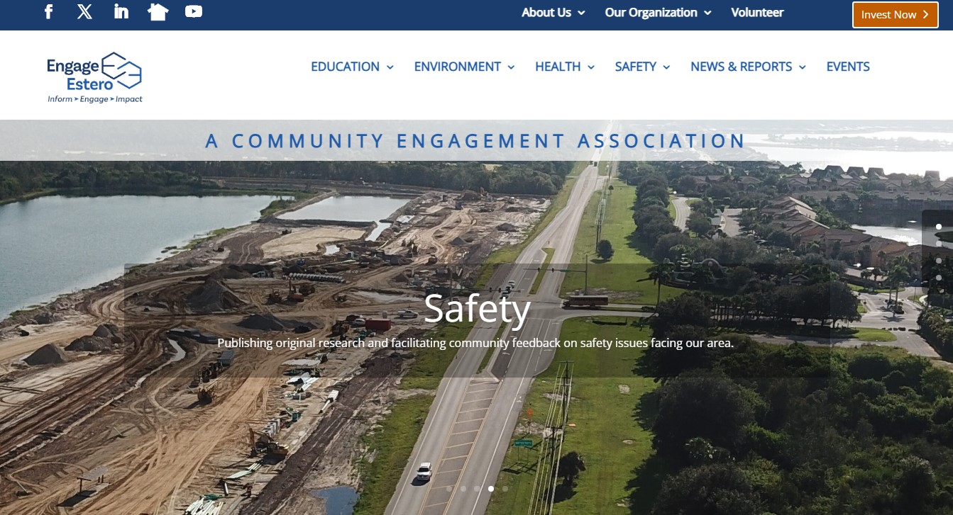 Engage Estero website